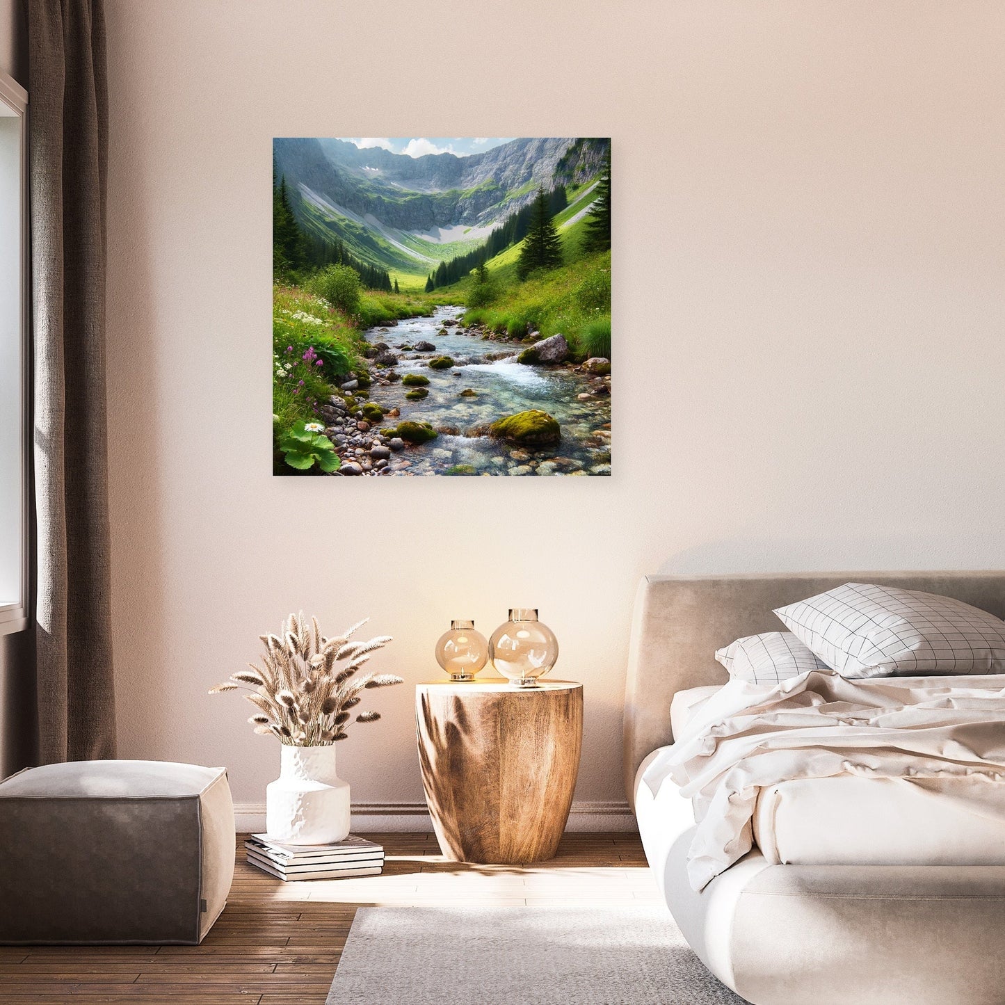 Mountain Stream Canvas