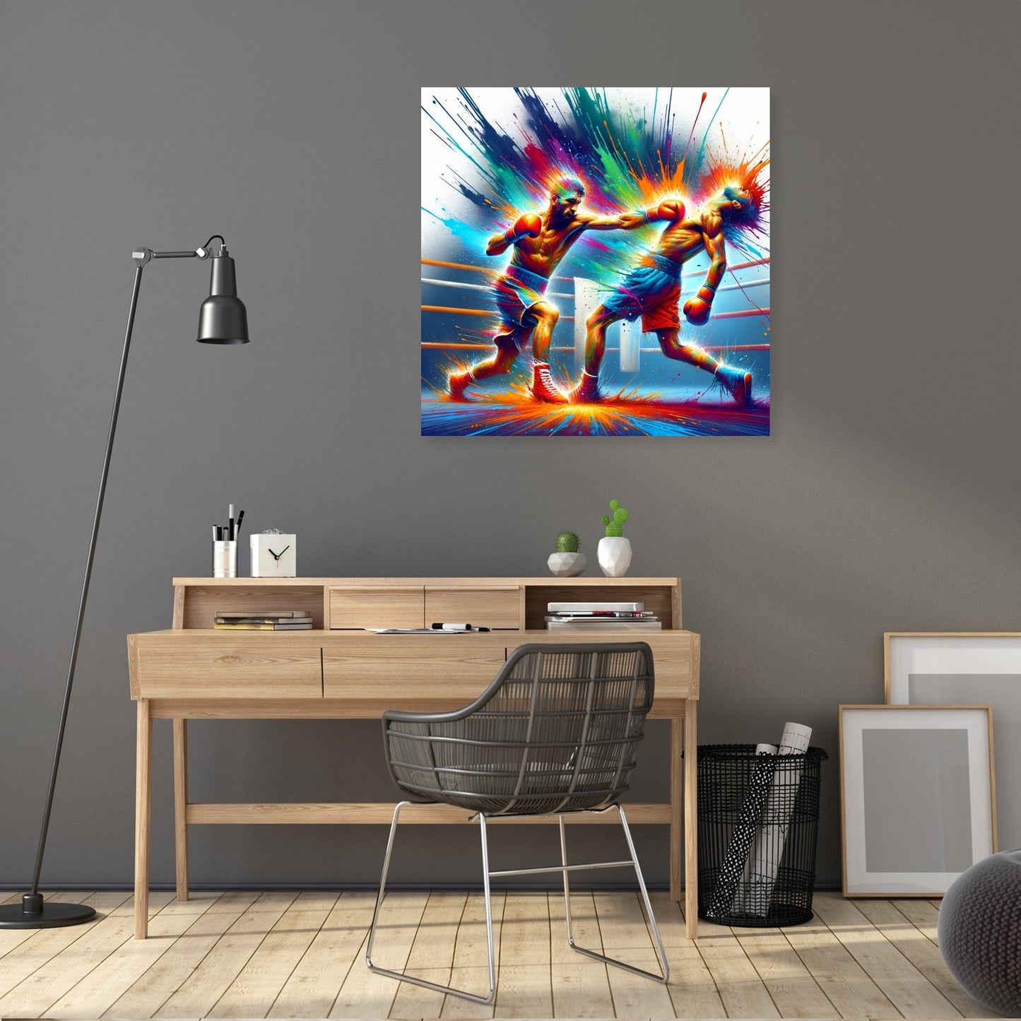 Colorful Knockdown Canvas