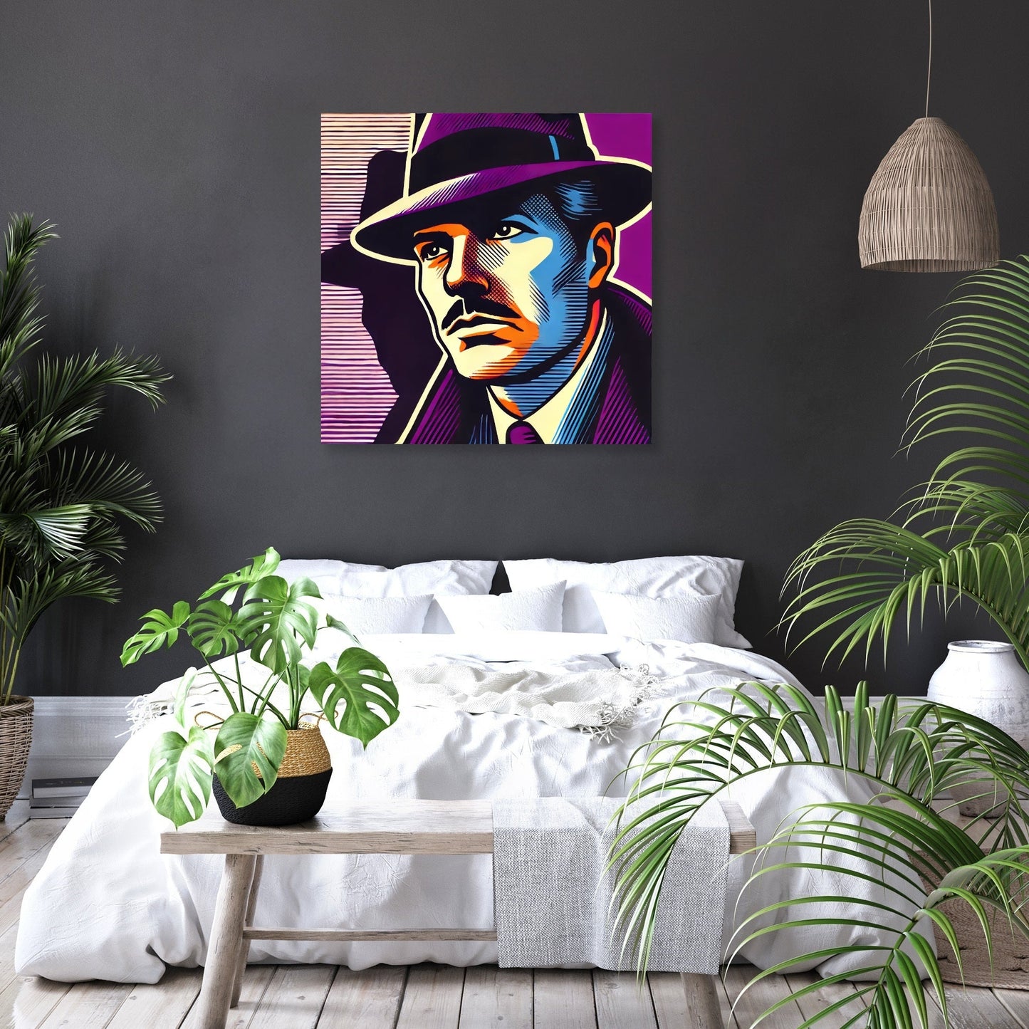Noir Gaze Canvas