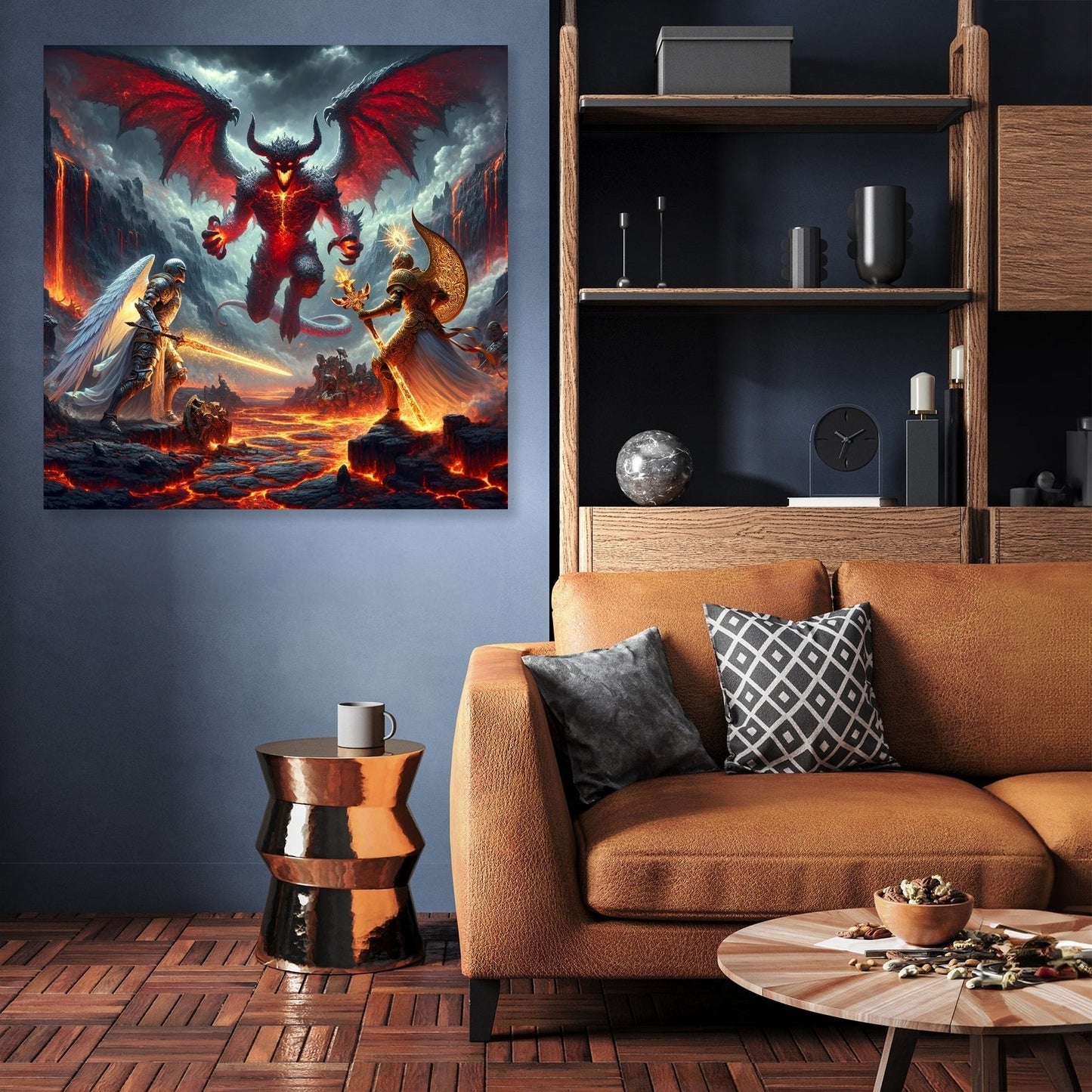 Crater Clash Canvas