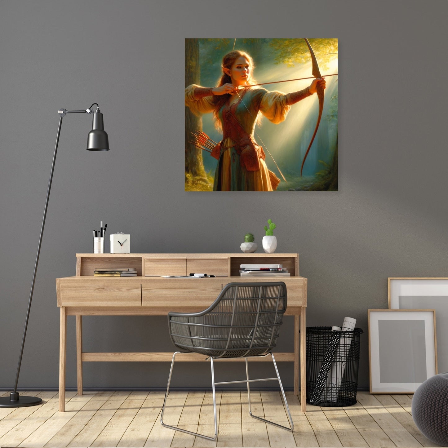 Forest Archer Elf Canvas