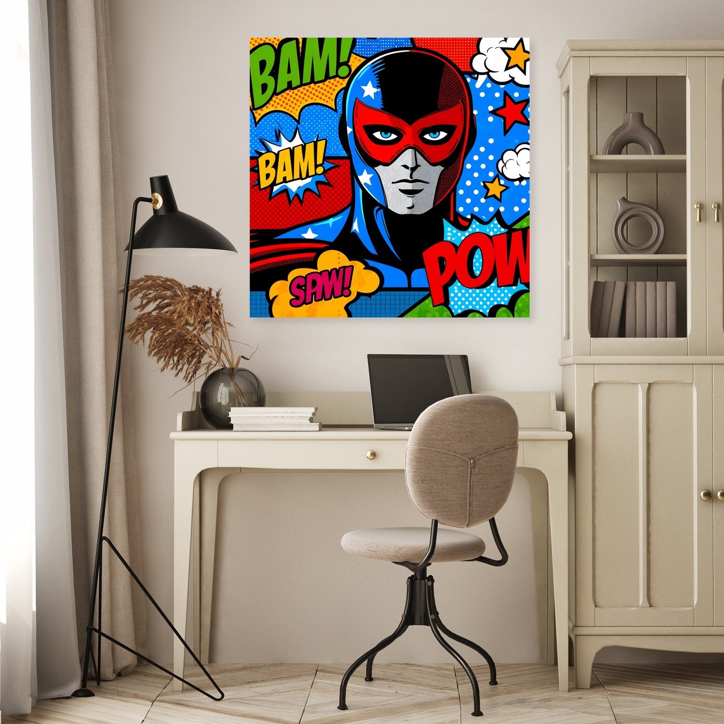 Heroic Action Canvas