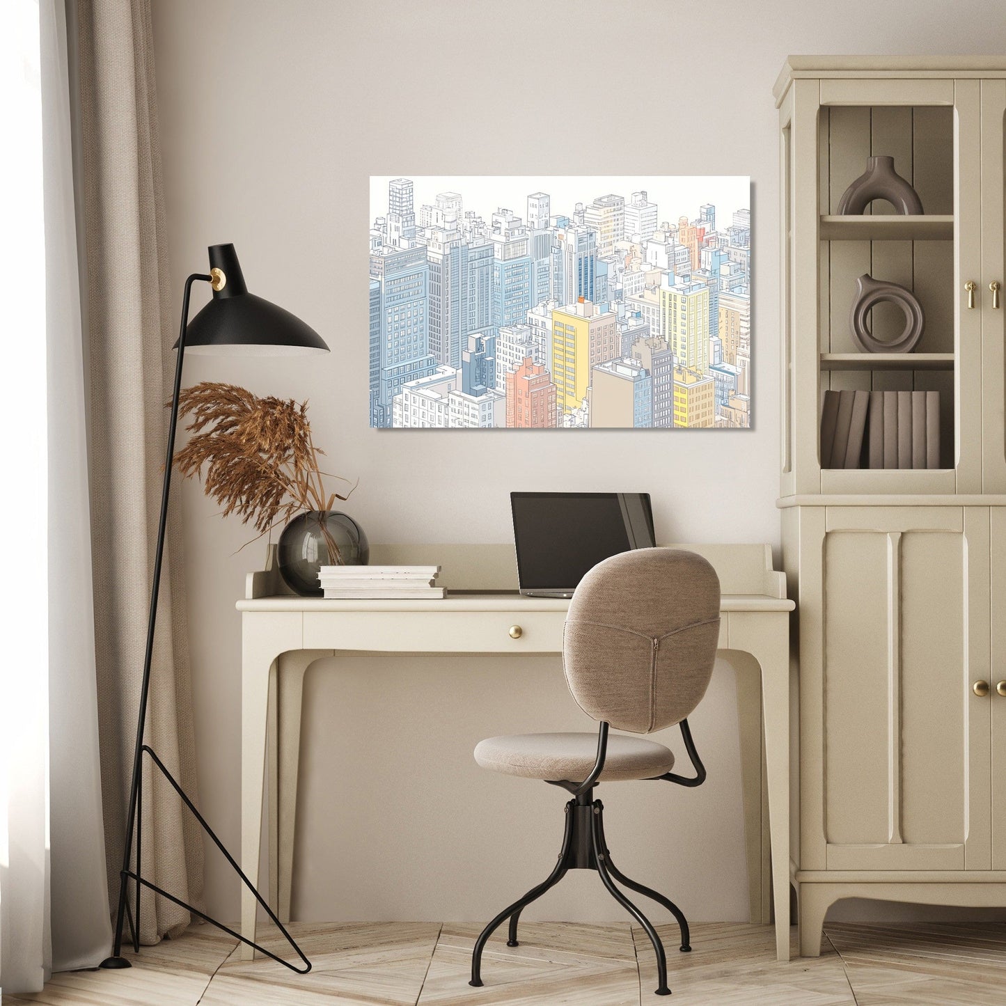 Vibrant Metropolis Canvas