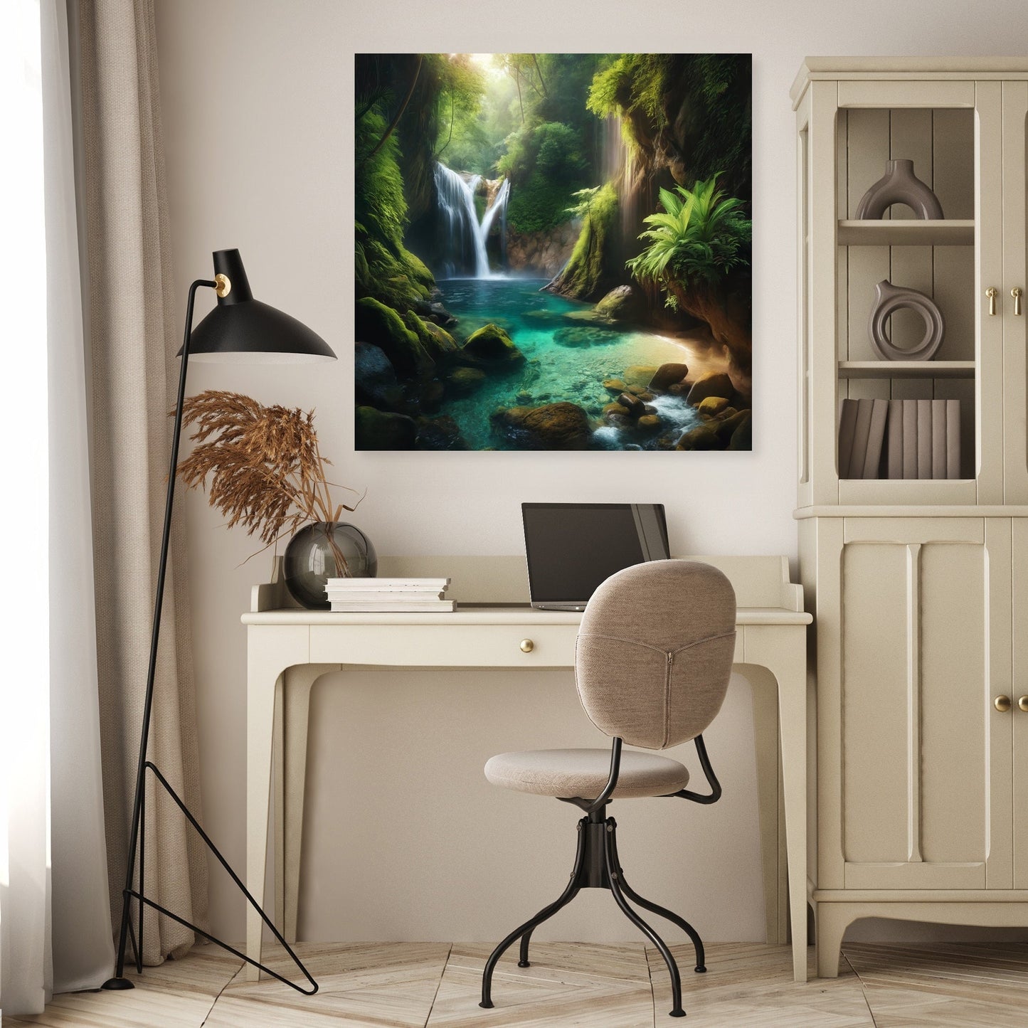 Hidden Waterfall Cove Canvas