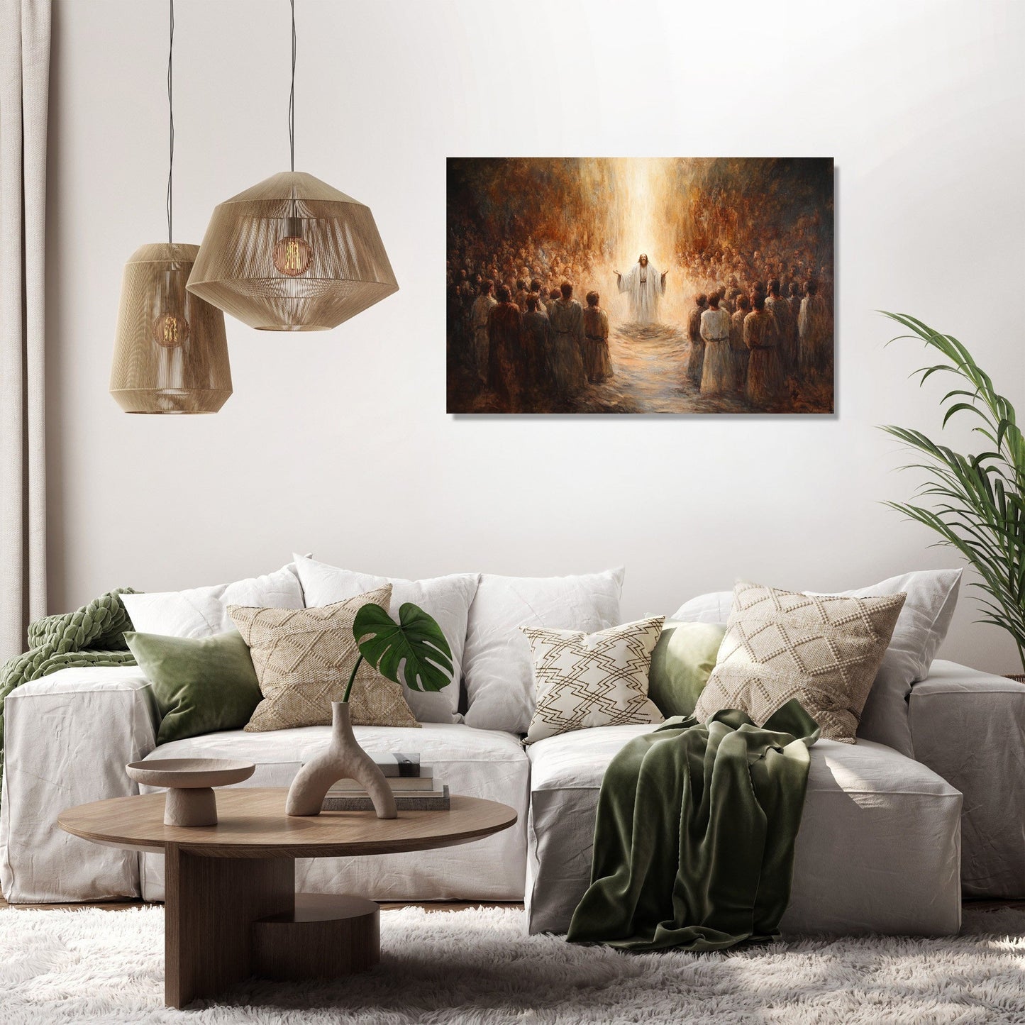 Saint David’s Sermon Canvas