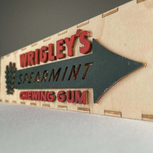 Wrigley's Gum Box - Flatpack Model Kit by Curious Rabbit ®