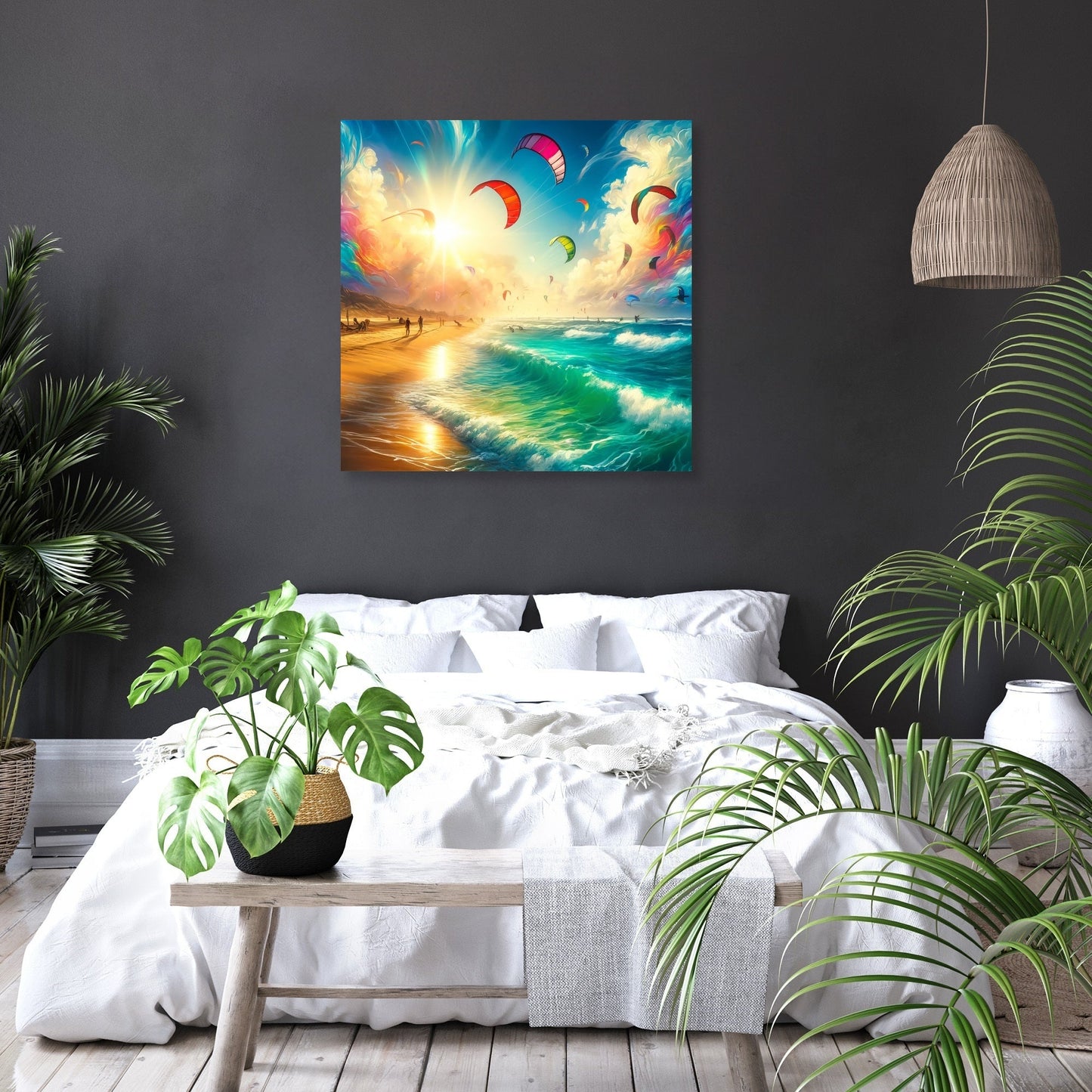 Summer Kitesurfing Bliss Canvas