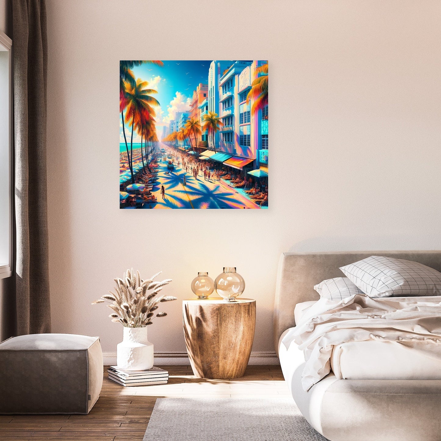 Vibrant Miami Summer Canvas