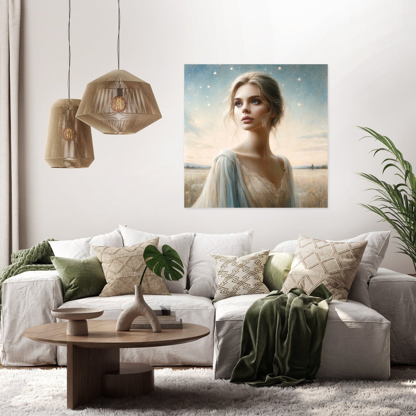 Celestial Grace Canvas