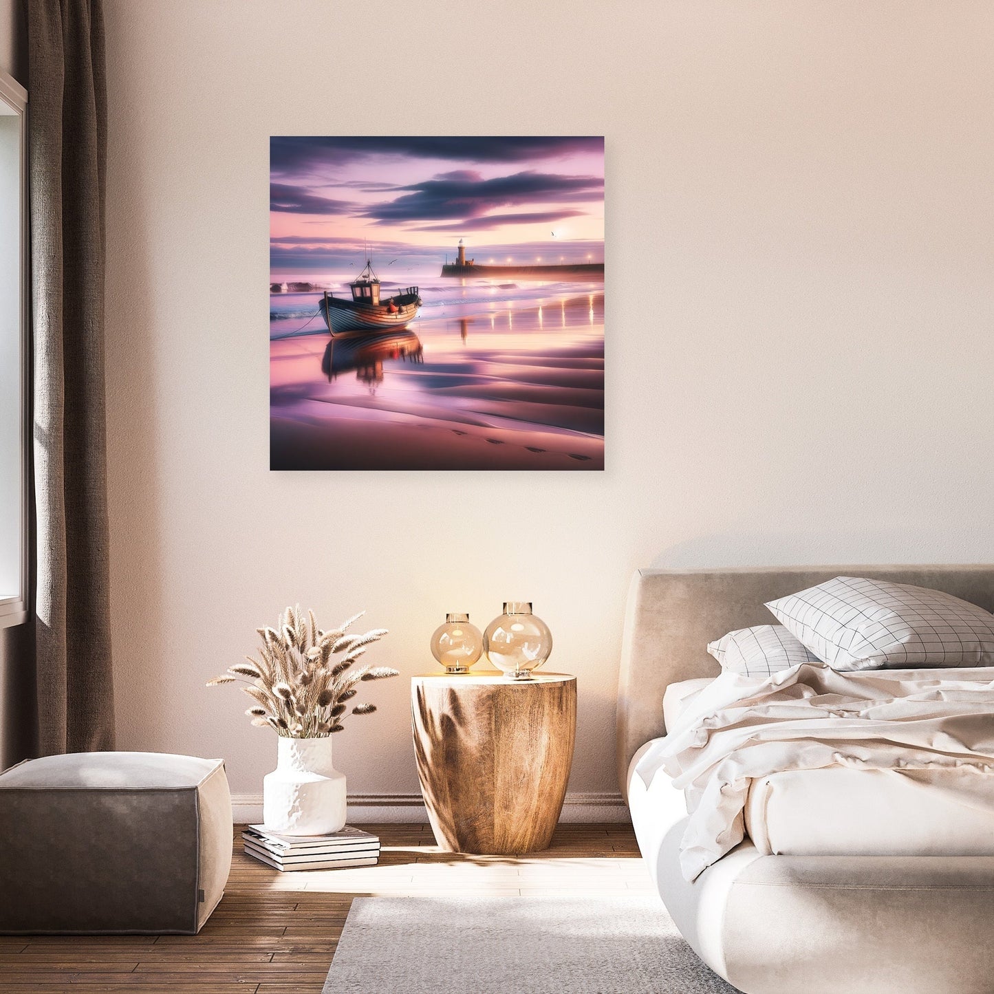 Newcastle Dusk Serenity Canvas