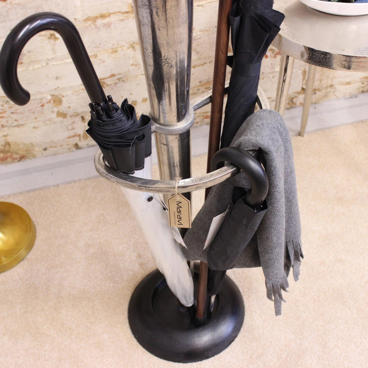 Ural Vintage Metal Coat Stand with Umbrella Holder