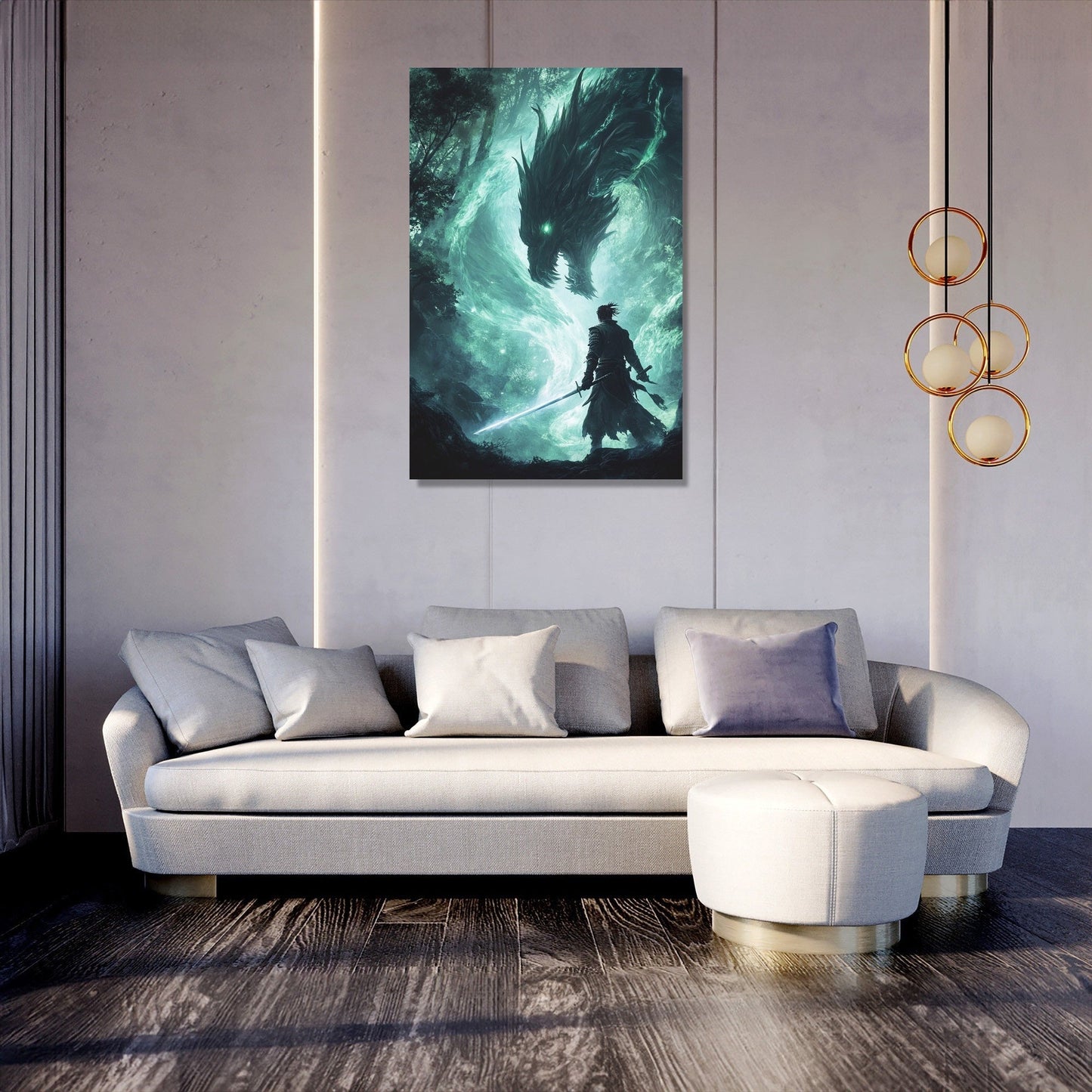 Mystic Duel Forest Canvas