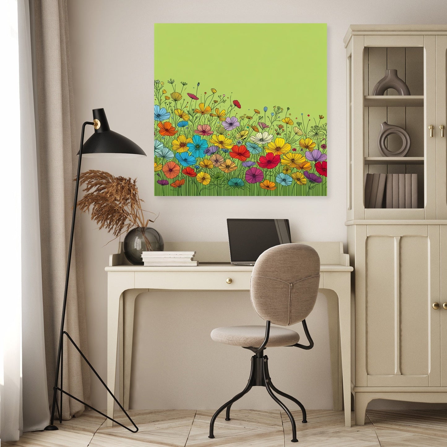 Spring Awakening in Colorful Canvas