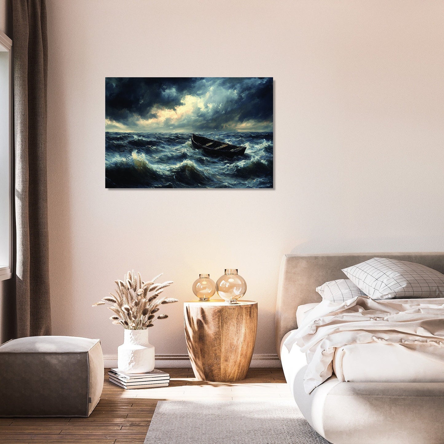 Summer Storm Lake Canvas