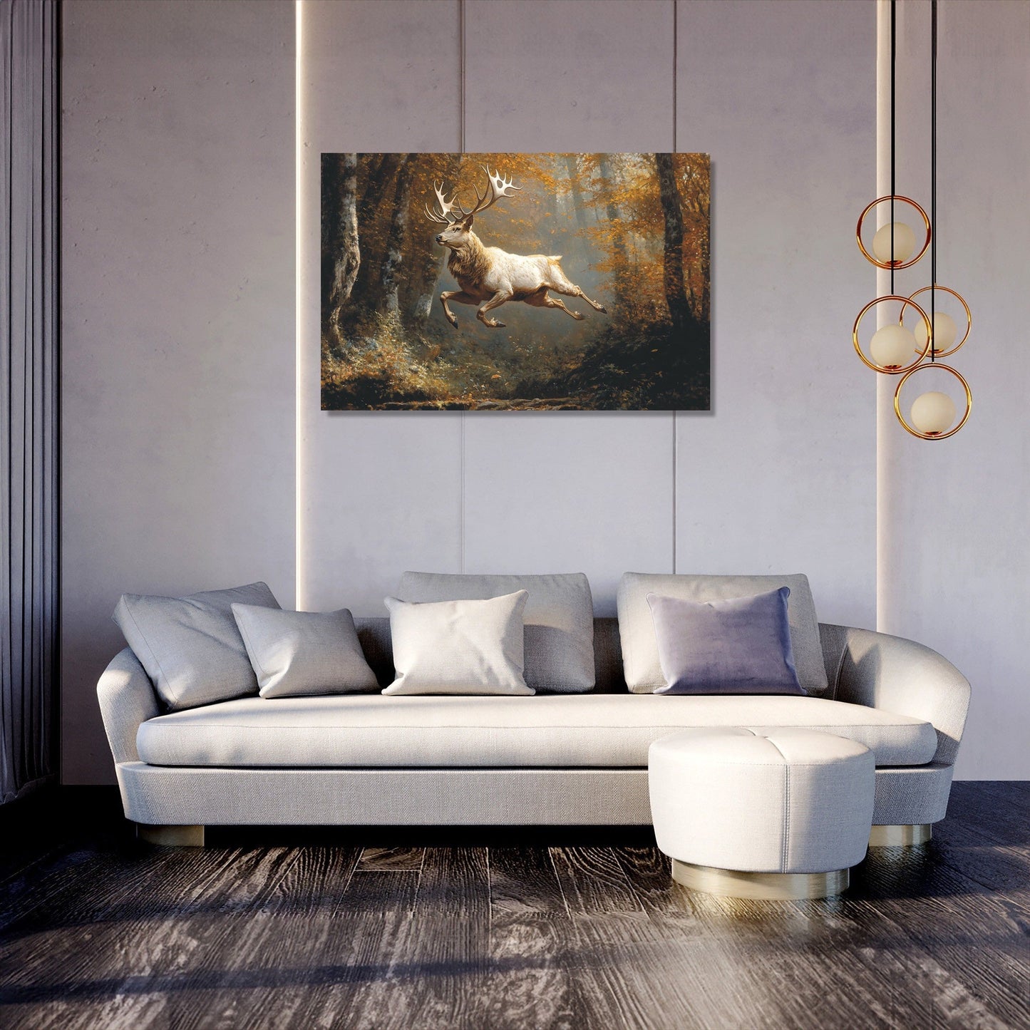 Leaping Stag Harmony Canvas