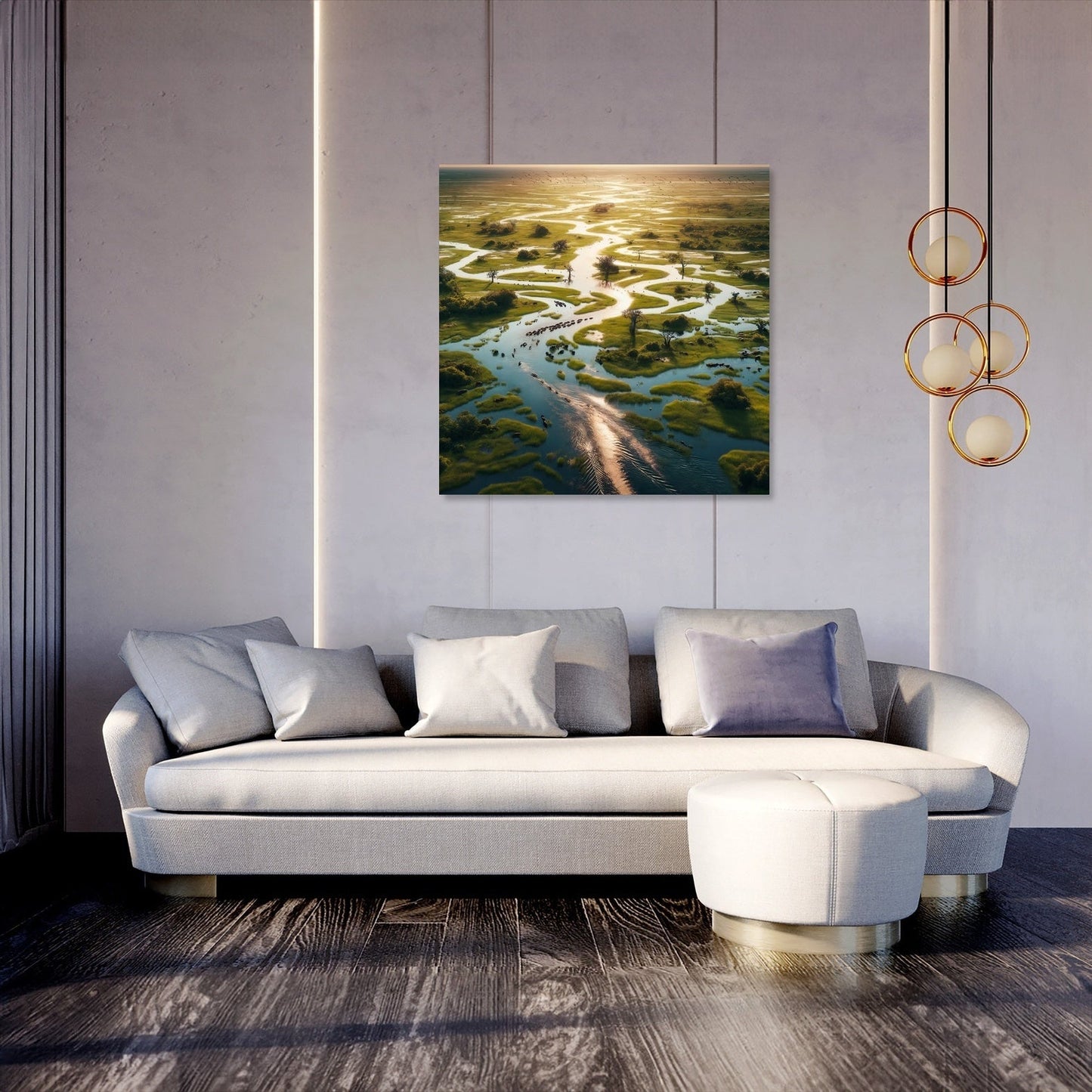 Okavango Delta Canvas