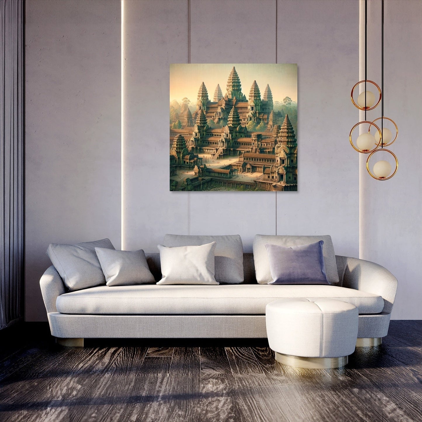 Angkor Wat Tranquility Canvas