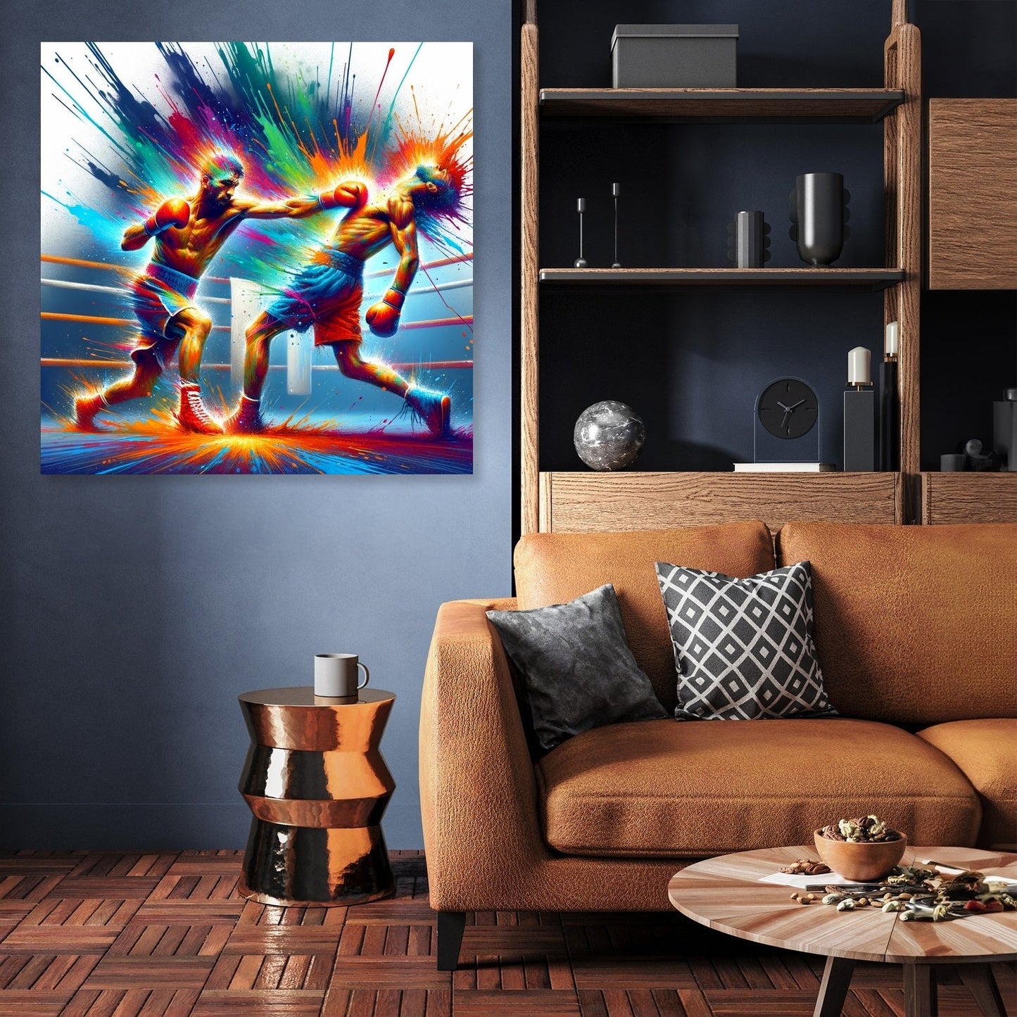 Colorful Knockdown Canvas