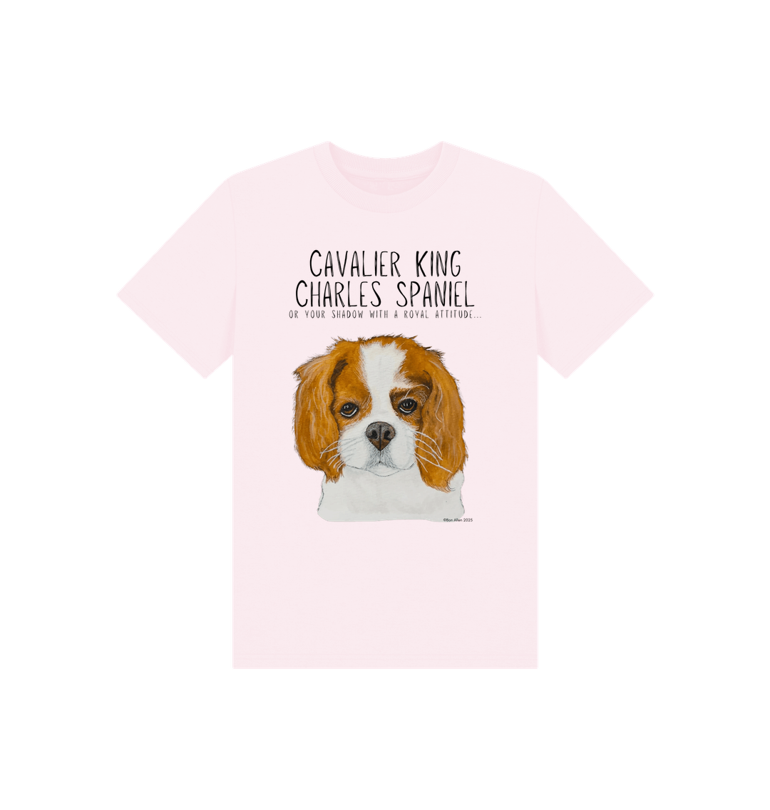 Tiny Royal, Big Attitude: Eco Kids Tee Featuring Their Noble Fluffy Shadow