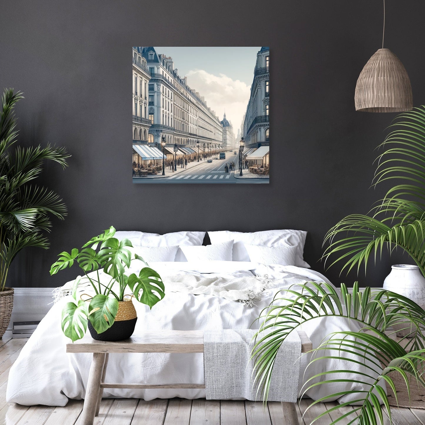 Rue de Rivoli Paris Canvas