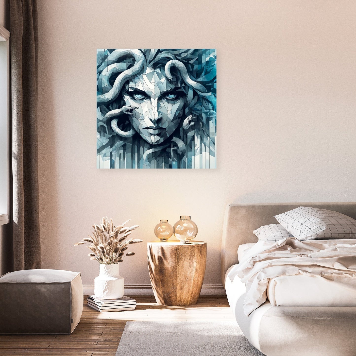 Icy Gaze Gorgon Canvas