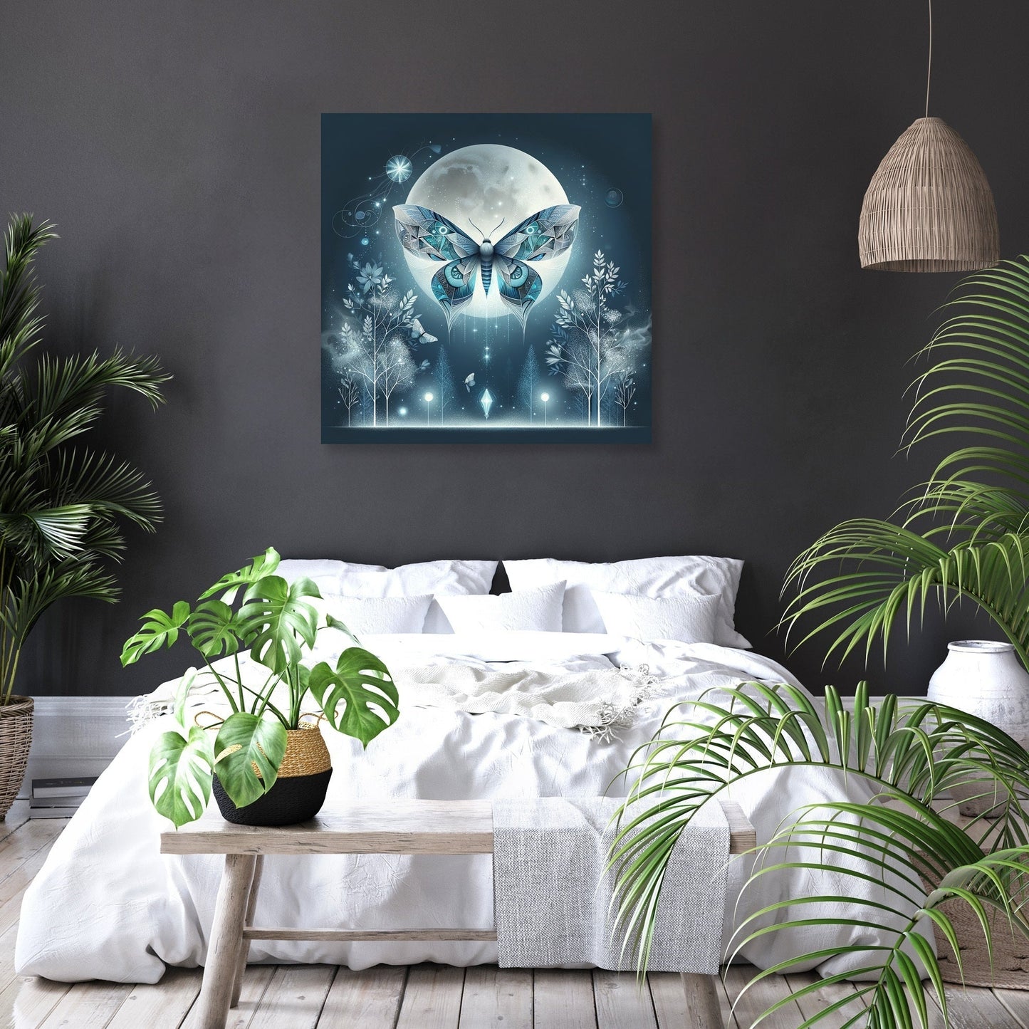 Mystical Moth Canvas