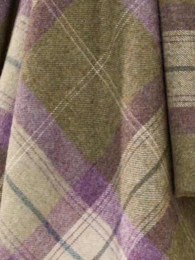Skye Shetland Pure New Wool Throw - Heather