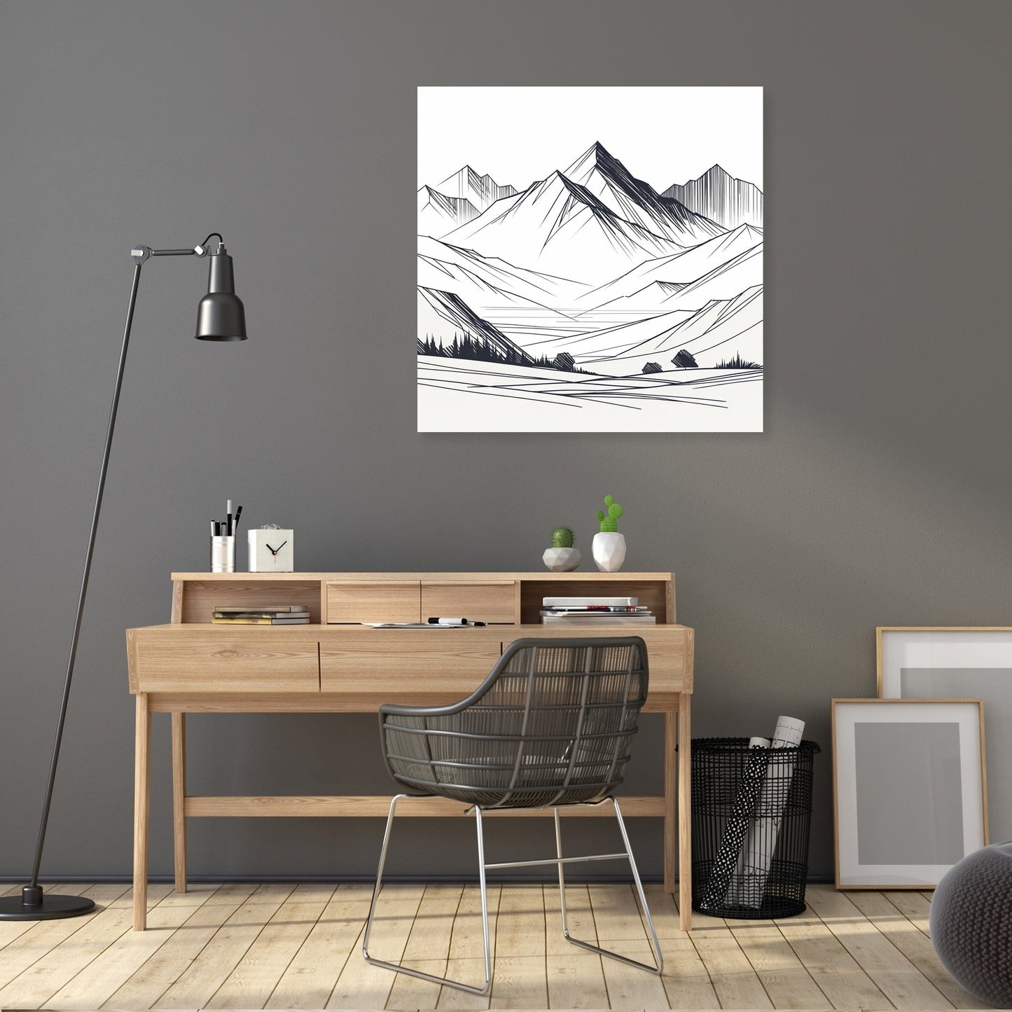 Serene Peaks Canvas