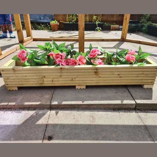 90cm Long Wooden Decking planter 22cm wide