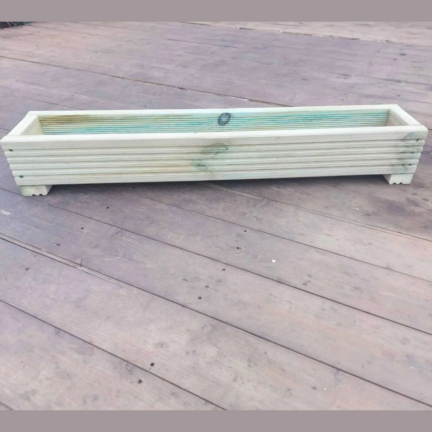 90cm Long Wooden Decking planter 22cm wide