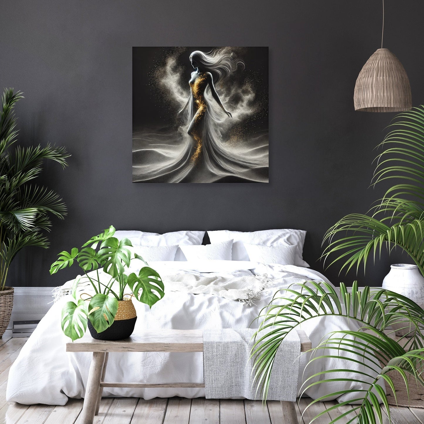 Ethereal Sand Woman Canvas