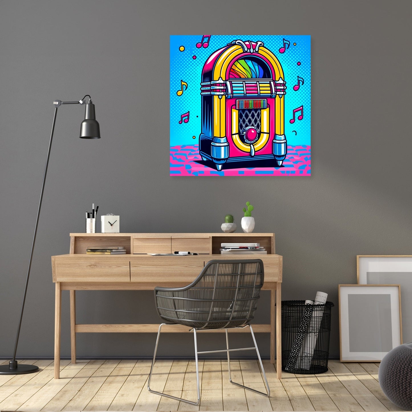 Retro Jukebox Canvas