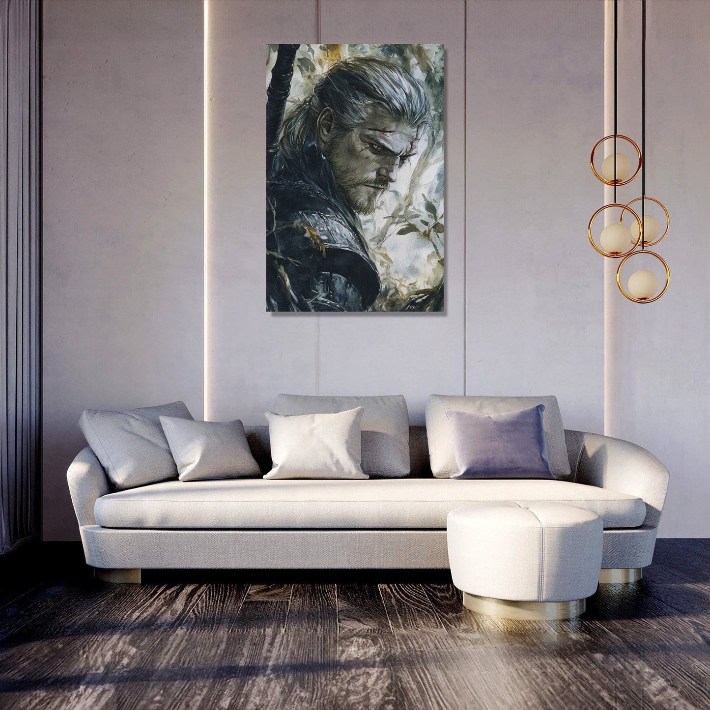 Moonlit Warrior Canvas