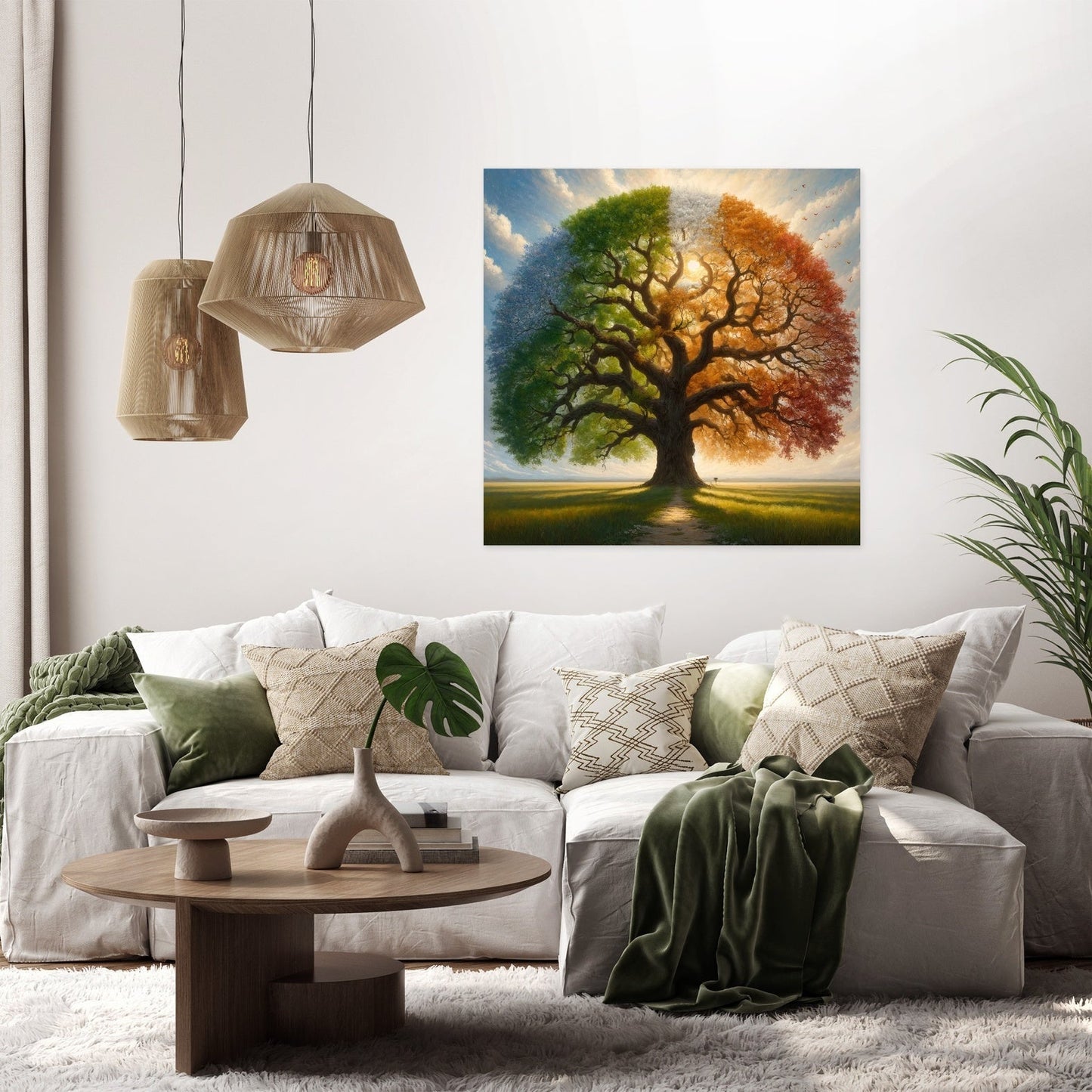 Timeless Oak Seasons Canvas