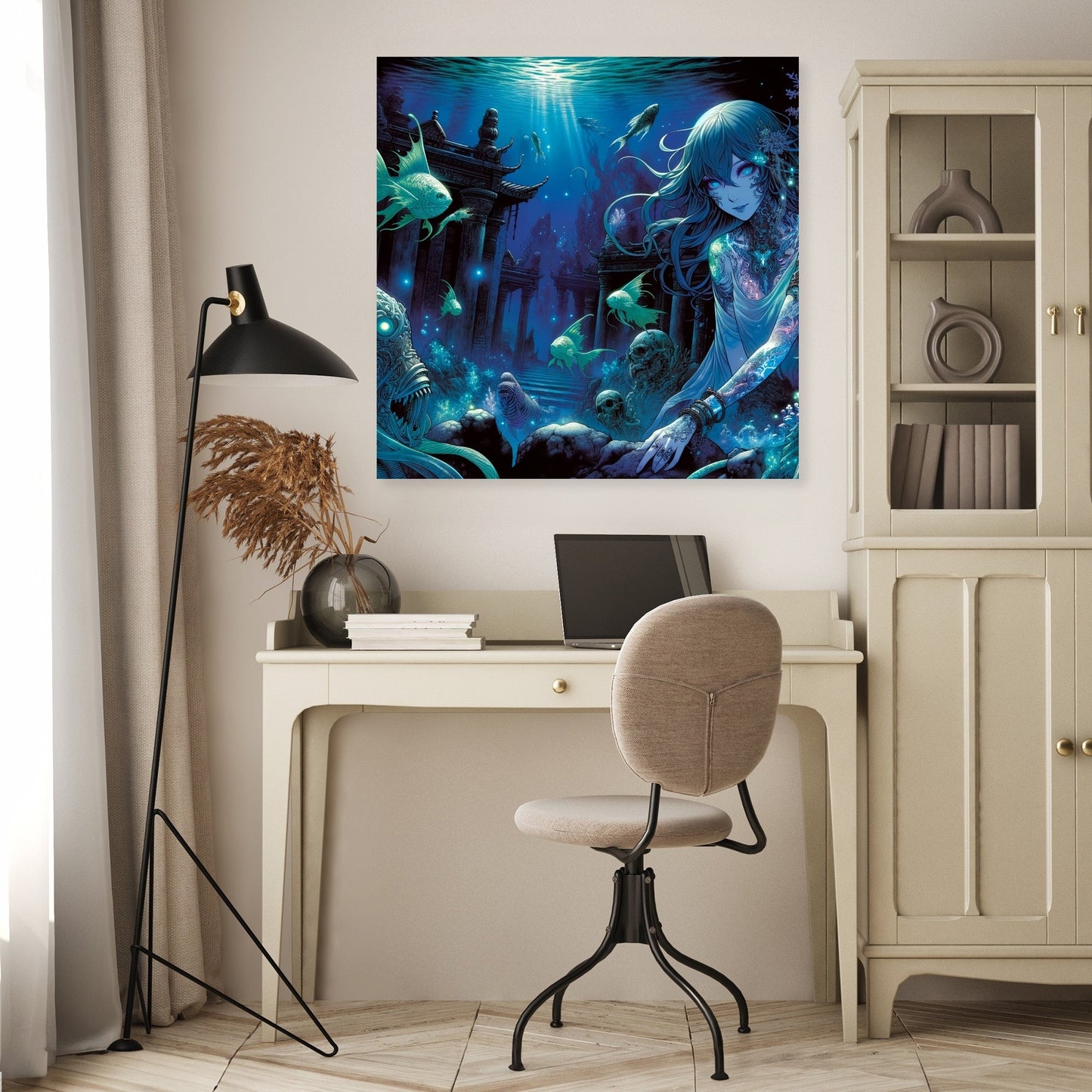 Abyssal Guardian Canvas