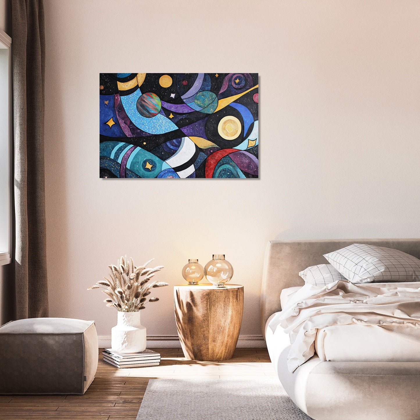 Cosmic Cubism Canvas