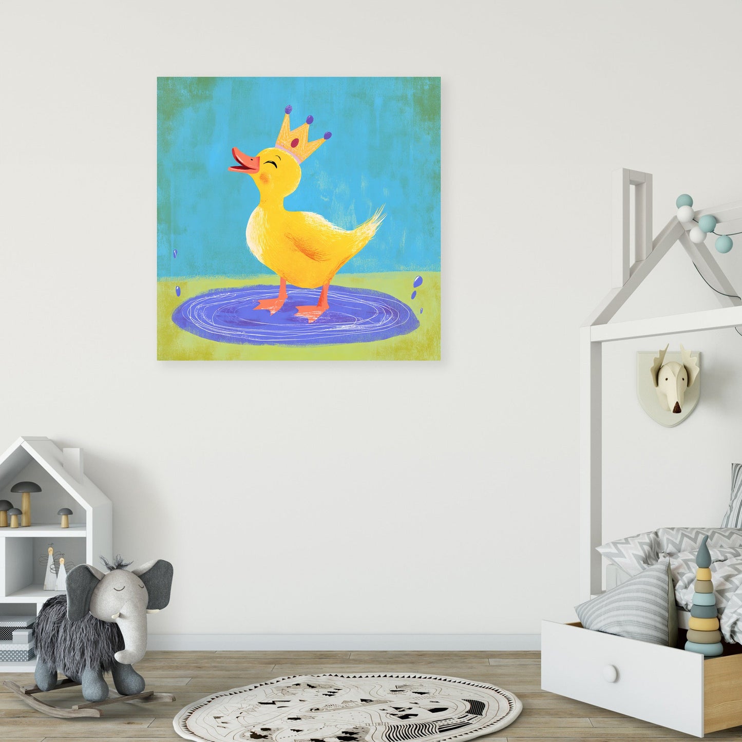 Crowned Duckling Canvas