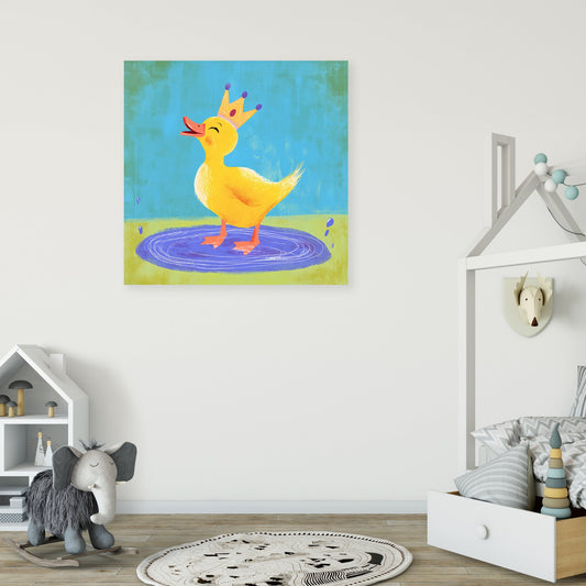 Crowned Duckling Canvas