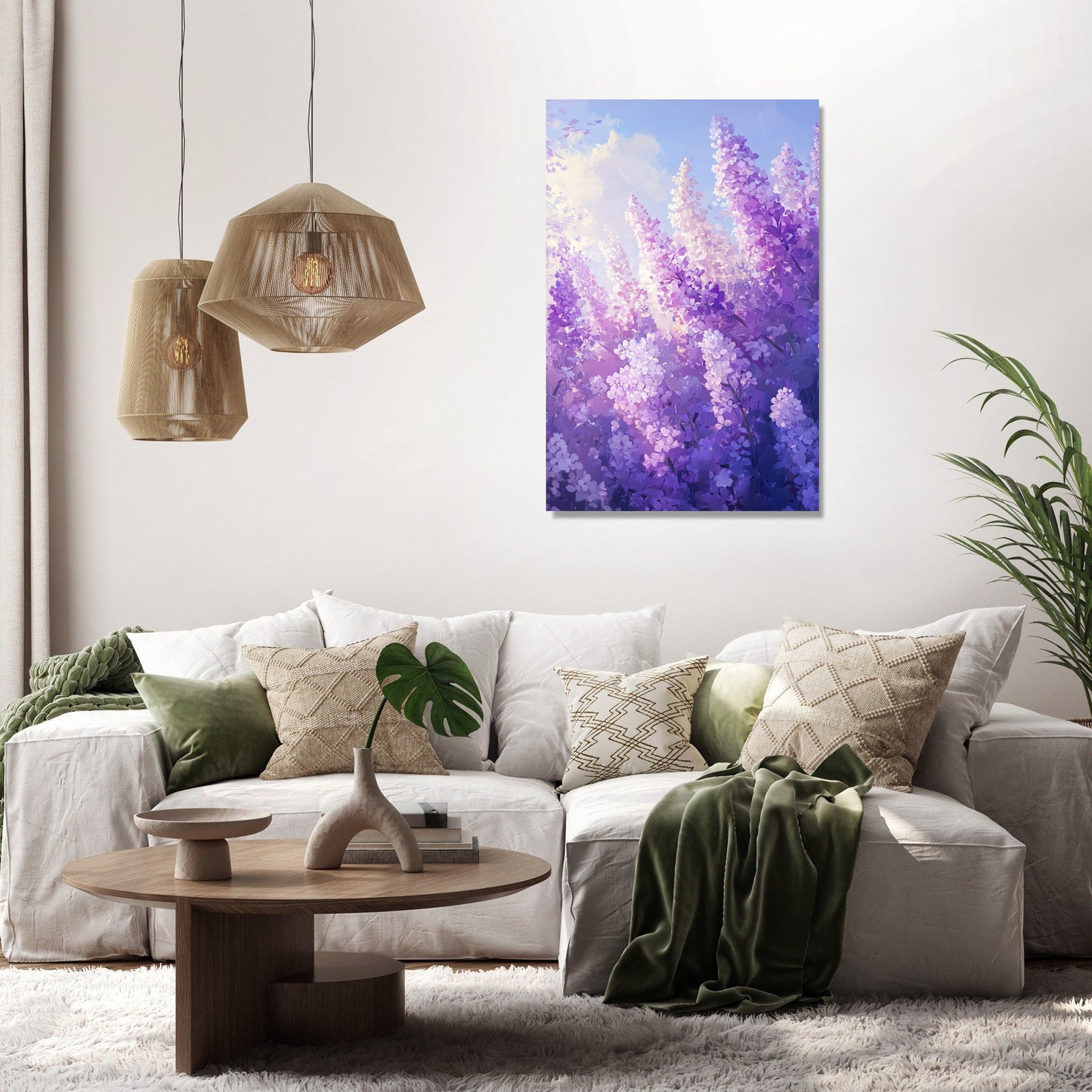 Lilac Harmony Canvas
