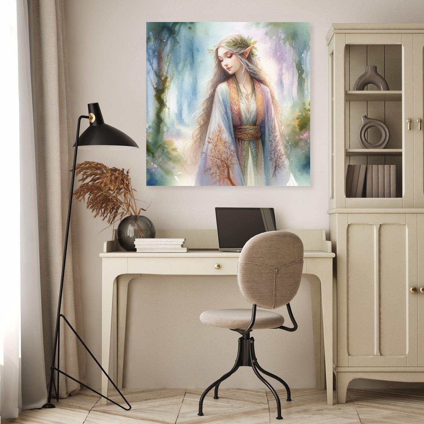 Mystic Forest Elf Canvas