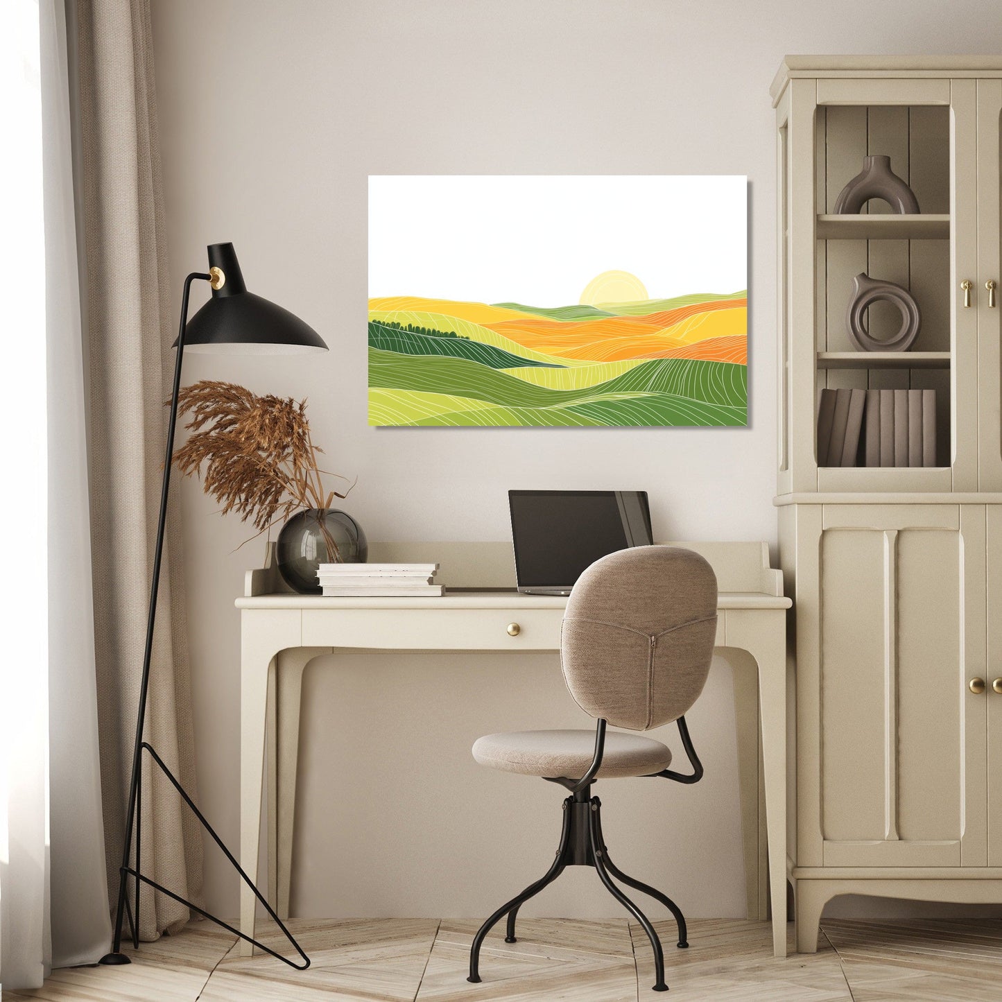 Dawn Fields Canvas