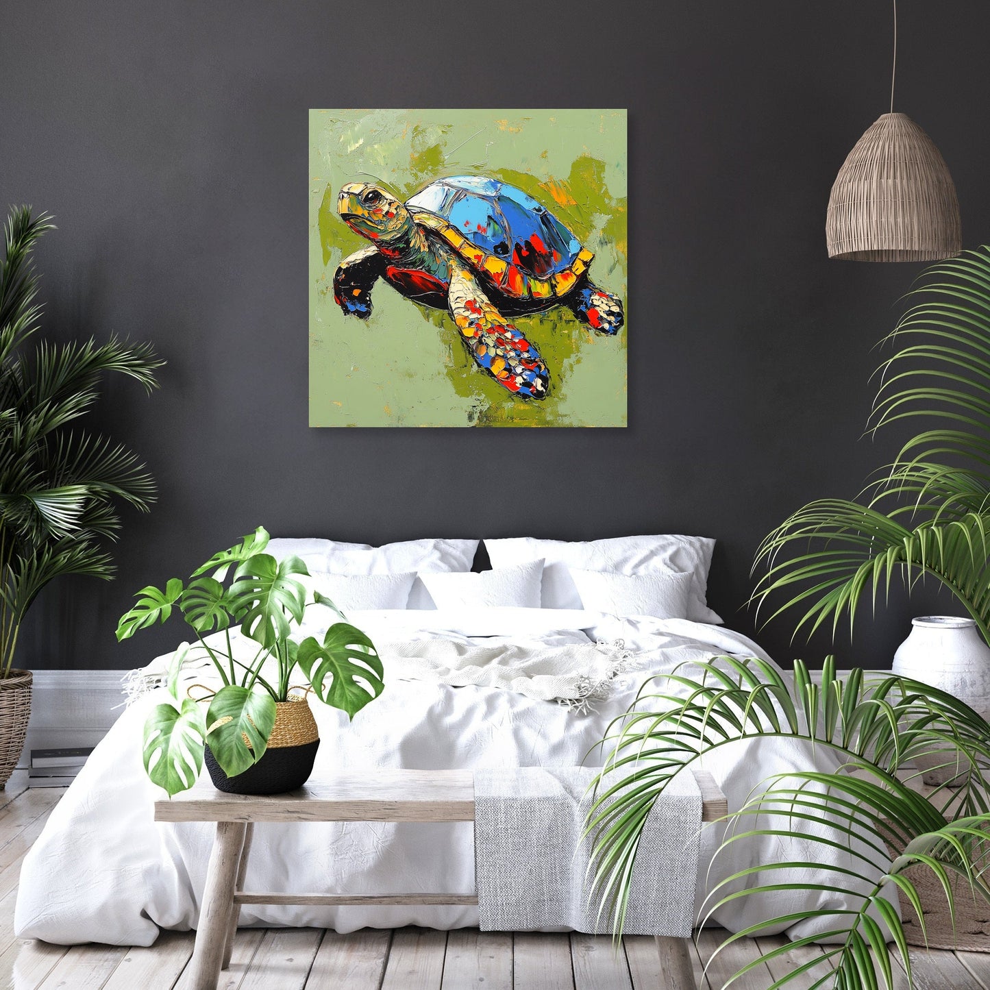 Turtle's Radiant Canvas