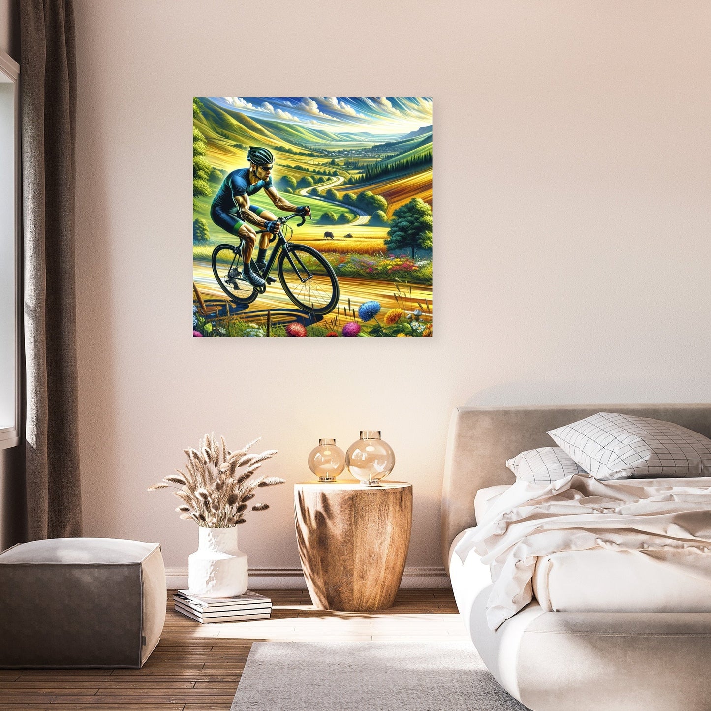 Cyclist's Thrill Canvas