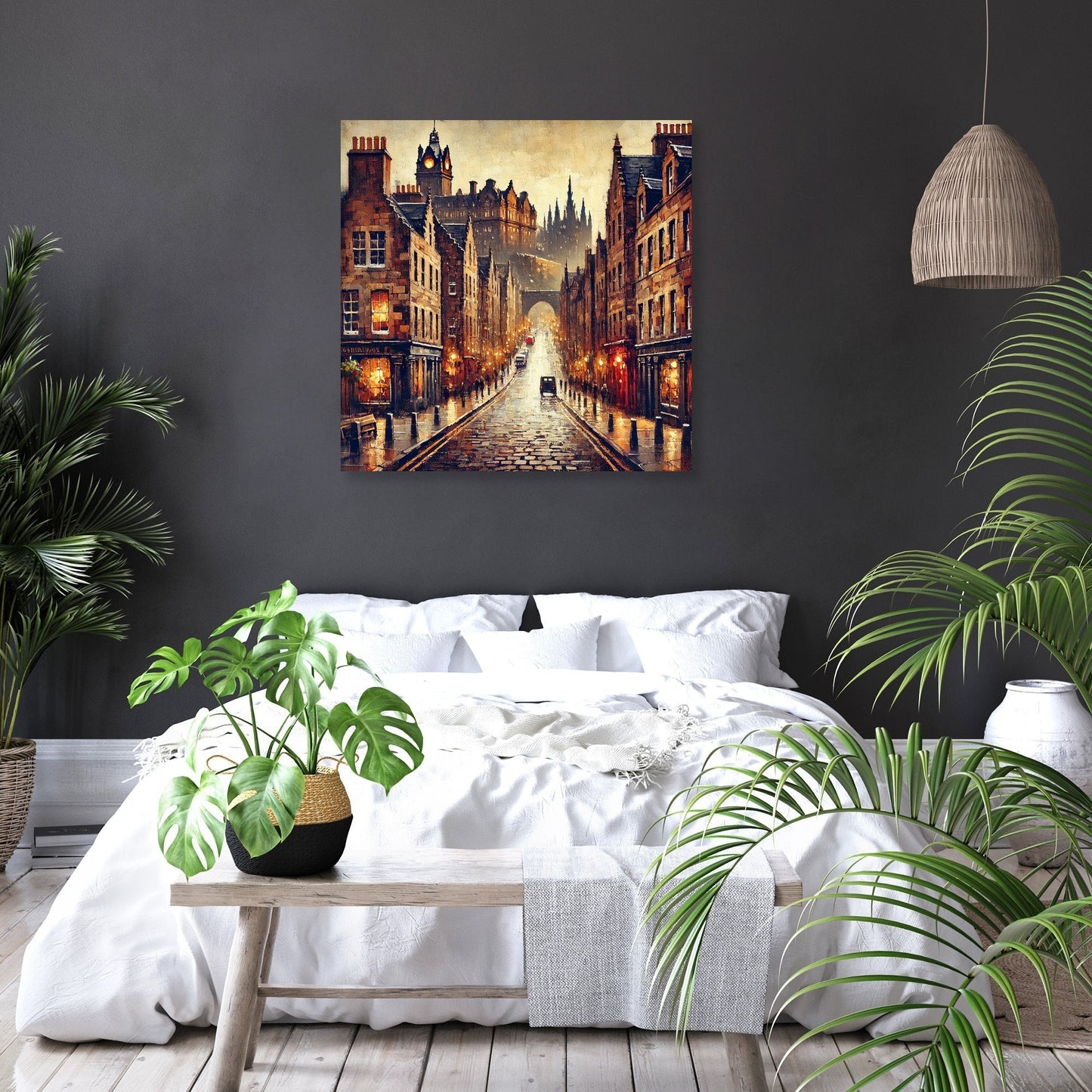 Edinburgh Evening Canvas