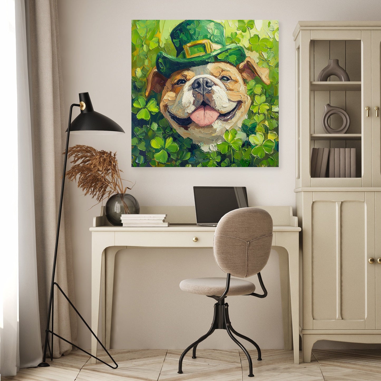 Bulldog's Lucky Canvas