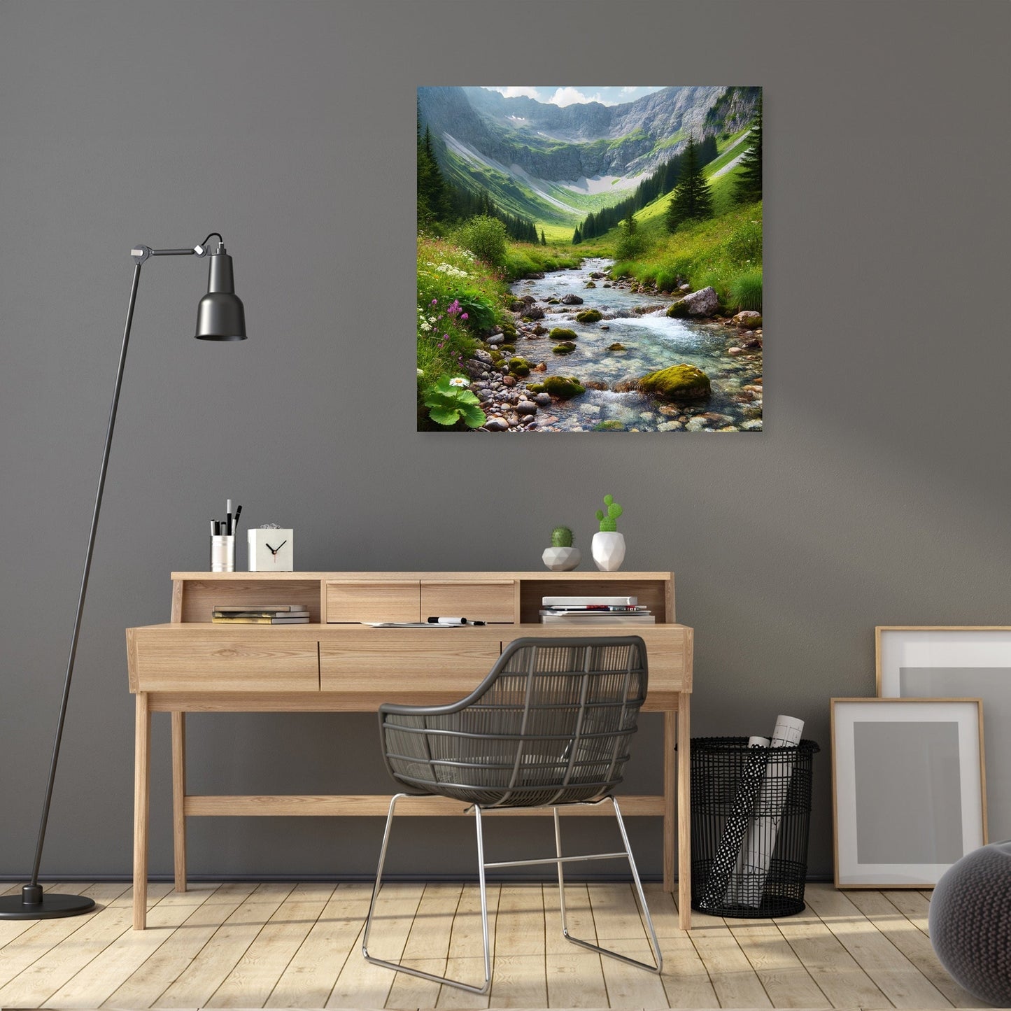 Mountain Stream Canvas