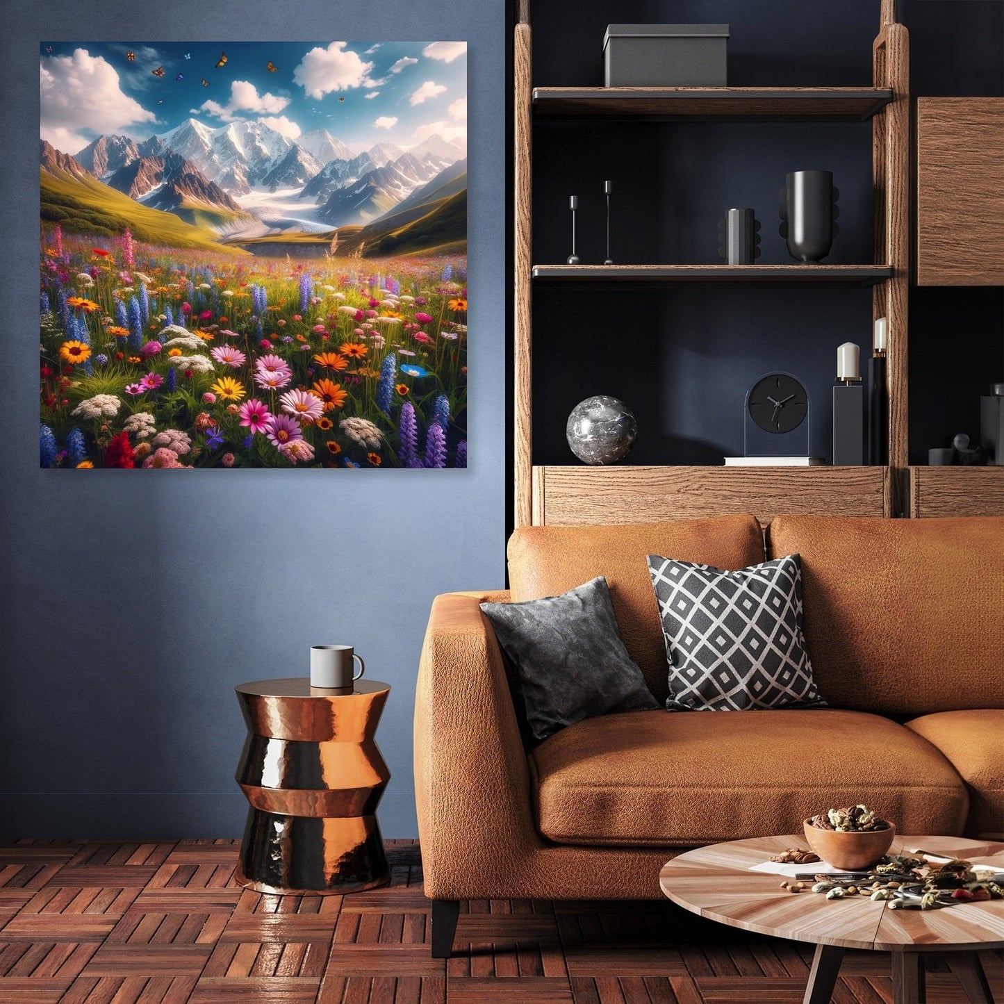 Alpine Meadow Splendour Canvas