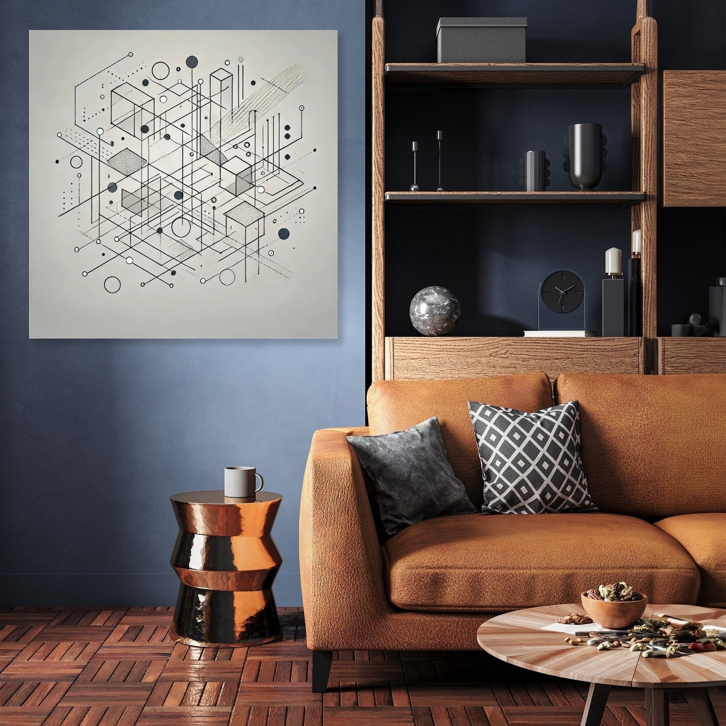 Fragmented Reflections Canvas