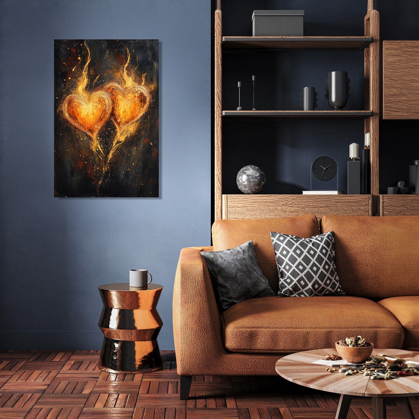 Hearts Ablaze Canvas
