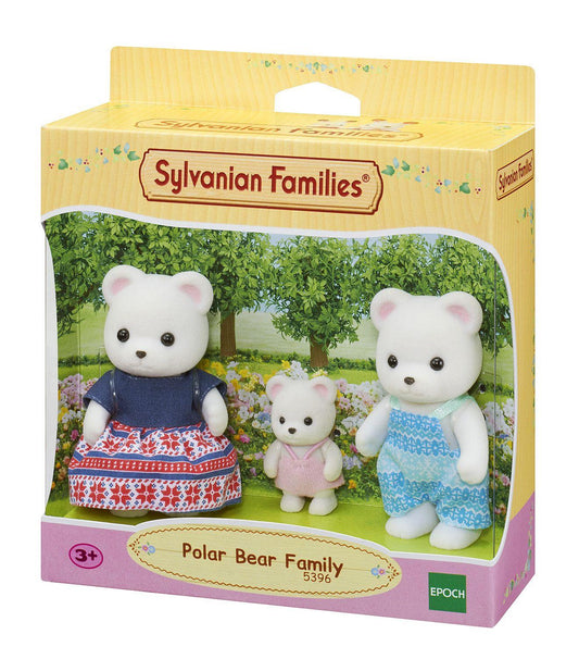 Sylvanian Families Polar Bear Family Toy Playset for Ages 3 and Up